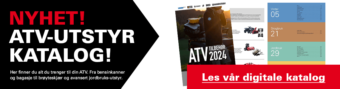 Nyhet! ATV-utstyr katalog!