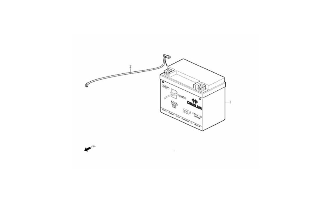 Delebilde BATTERY Daelim B-Bone Hvit 2009