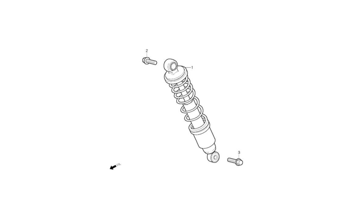 Delebilde REAR CUSHION Daelim Daystar FI Alle 2007