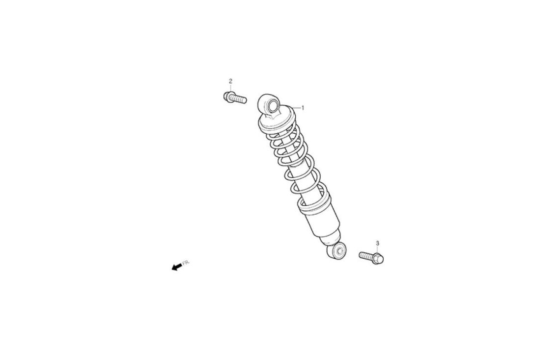 Delebilde REAR CUSHION Daelim Daystar Alle 2004