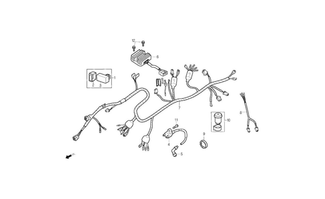 Delebilde WIRE HARNESS Daelim Daystar Alle 2004