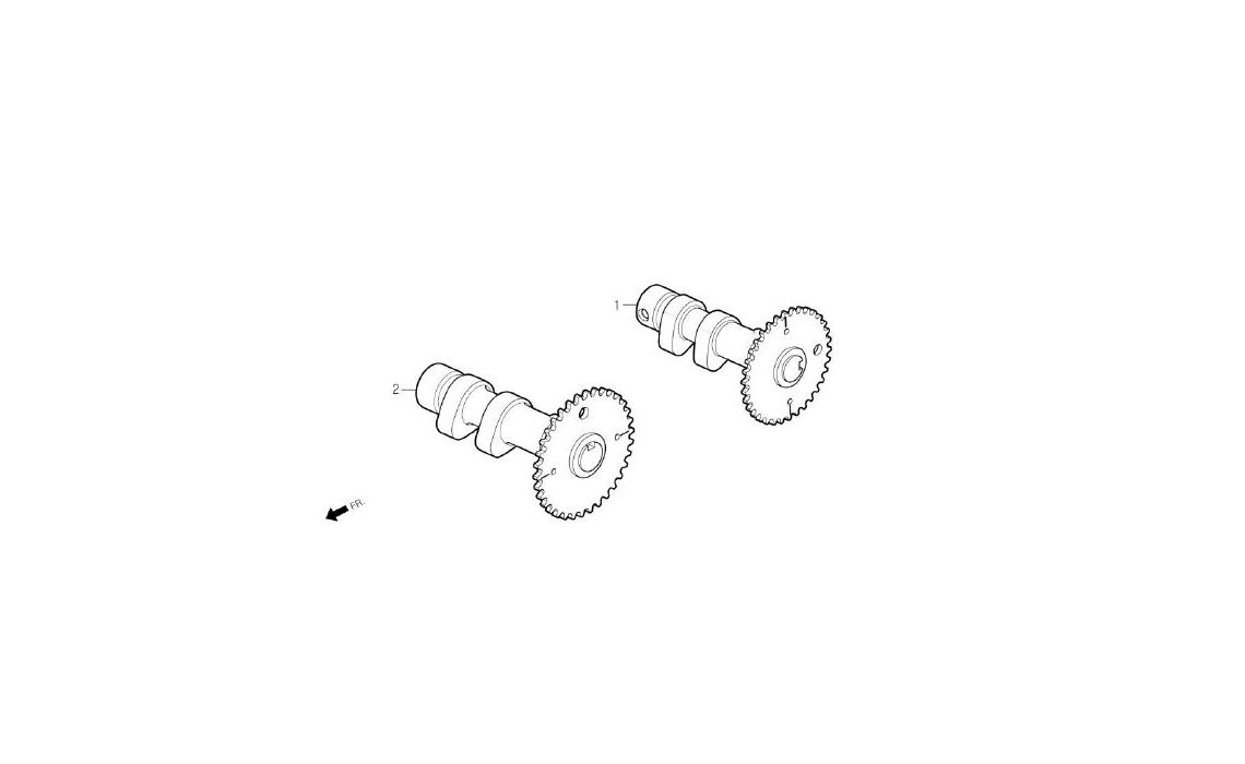 Delebilde CAM SHAFT Daelim Roadwin R Alle 2007