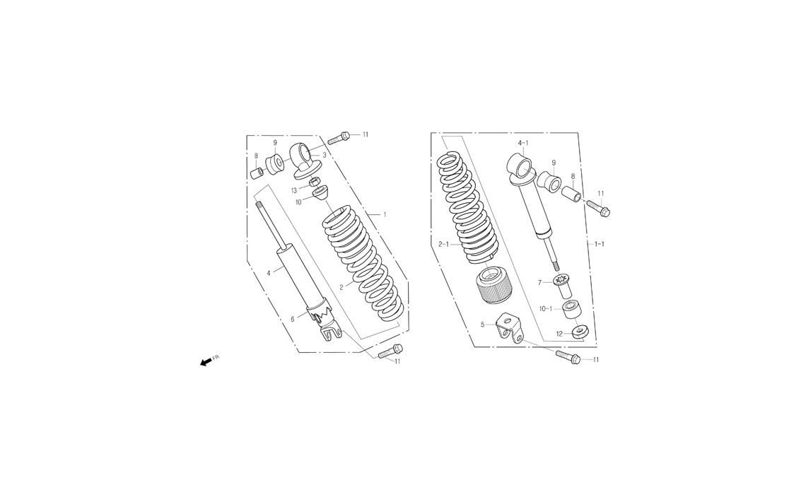Delebilde REAR CUSHION Daelim S-Five Alle 2004