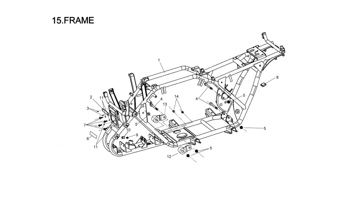 Delebilde FRAME E-Ton Challenger 150 Grønn 2005