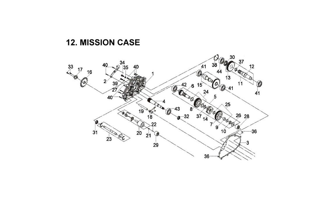 Delebilde MISSION CASE E-Ton Vector 250 ST Alle 2005