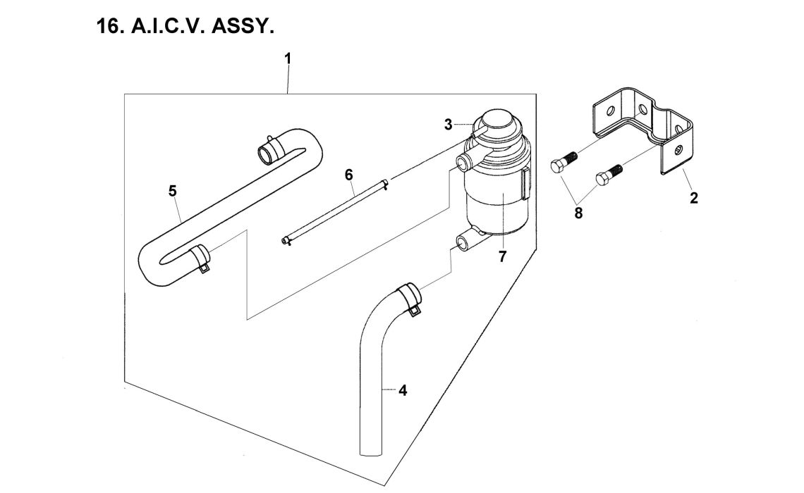 Delebilde A.I.C.V. ASSY. E-Ton Vector 250 ST Alle 2005