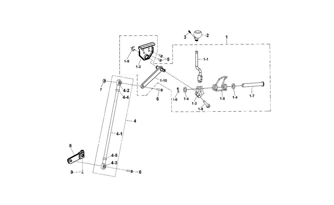 Delebilde GEAR SHAFT LEVER, SAFETY SWITCH E-Ton Vector 250 ST Alle 2005