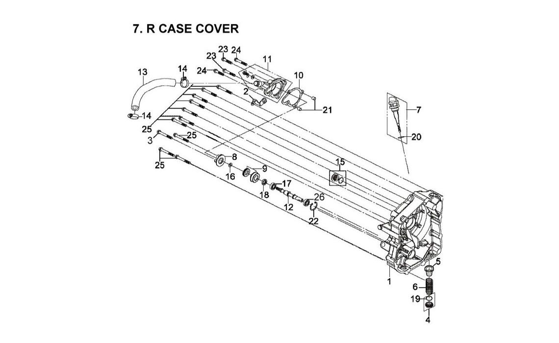 Delebilde R CASE COVER E-Ton Vector 250 ST Alle 2005