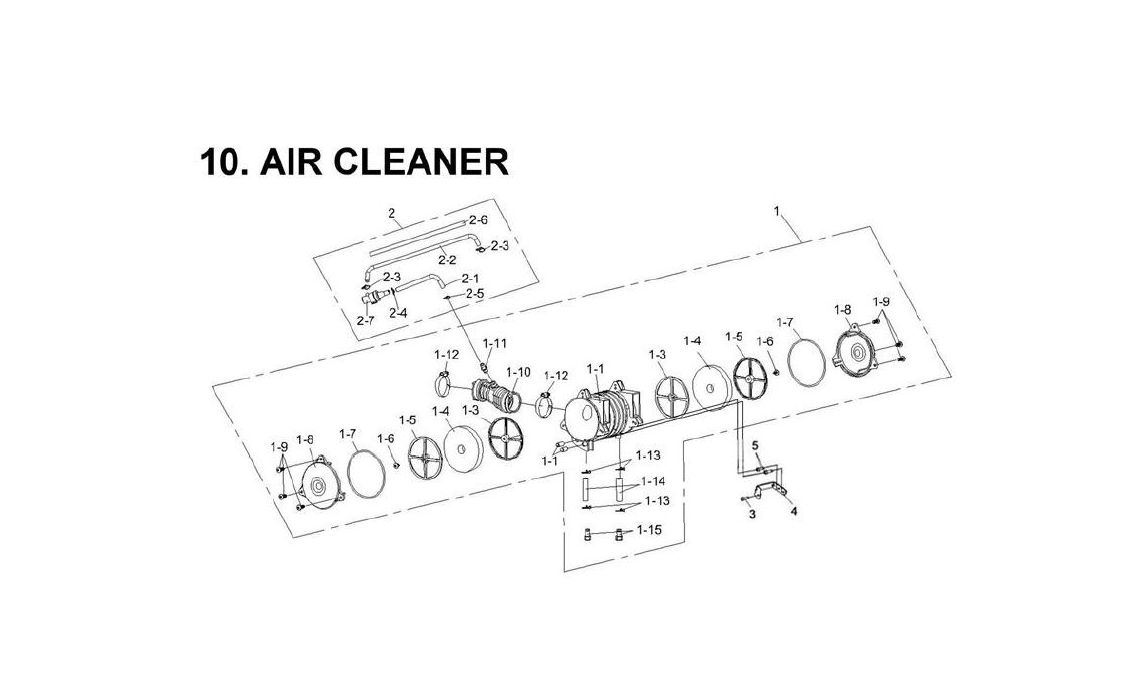 Delebilde AIR CLEANER E-Ton Viper 90 R (4 takt) Alle 2008